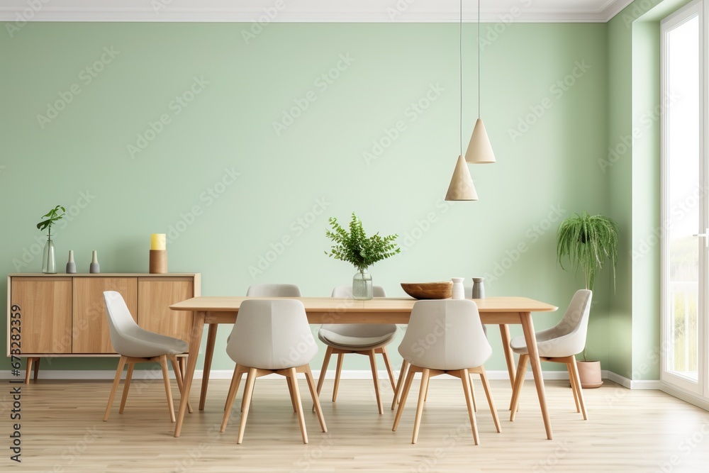 Modern Home Living: Fresh Green Room Modern Home Living: Fresh Green Room