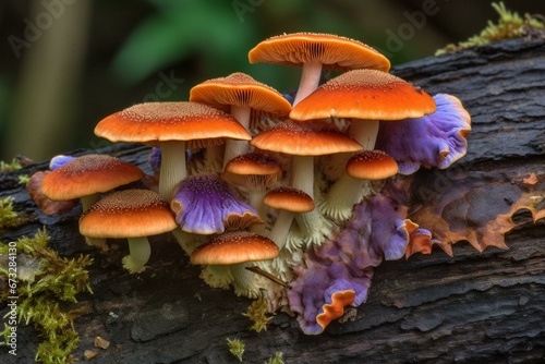 vibrant fungi. Generative AI