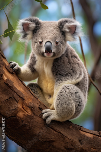 Young koala in the wild © Veniamin Kraskov