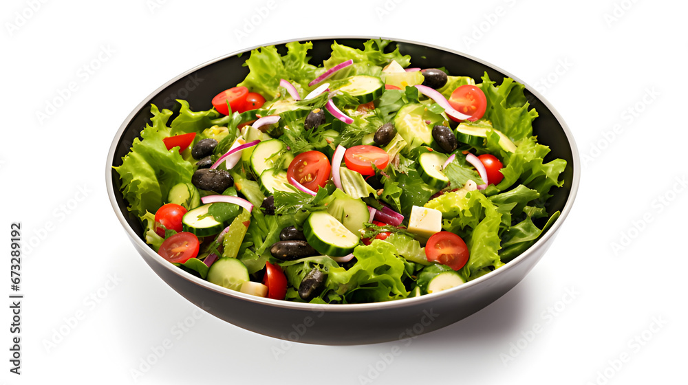 Salad. salad isolated on white background. top view of salad isolated on white background. Salad. salad isolated on white background. top view of salad isolated on white background.