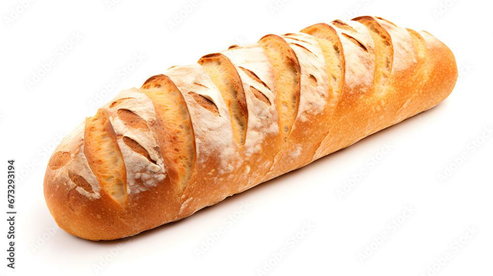  Bread isolated on white background. Fresh Bread, loaf of bread, 