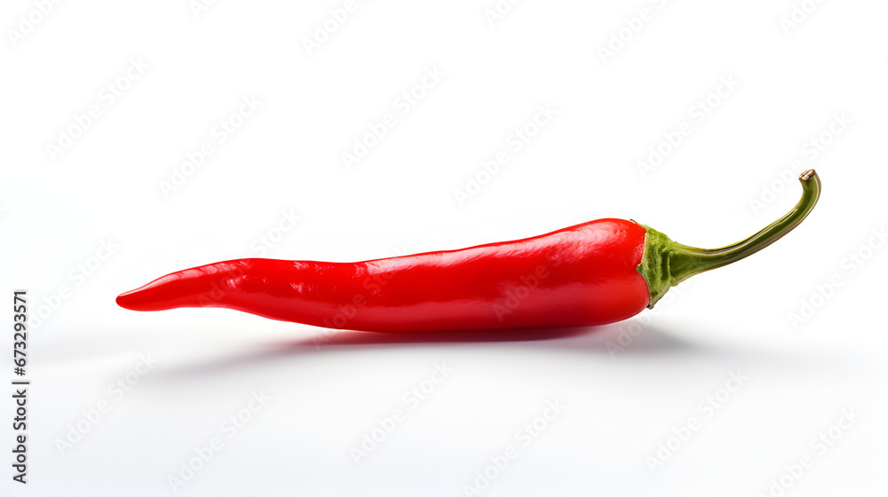 Red chili isolated on white background. Red chili isolated on white background.