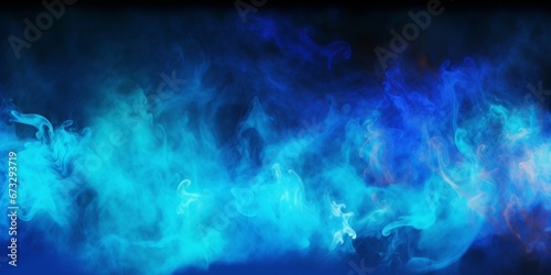 Abstract background inspired by blue flame, Abstract, Illustration, Generative AI © Yash