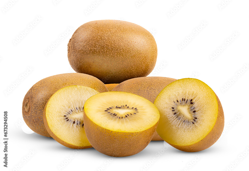 kiwi gold isolated on white background kiwi gold isolated on white background