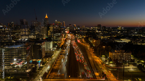 City View of Atlanta Skyline