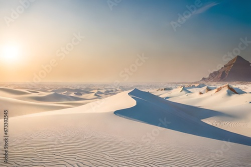 snow on the beach