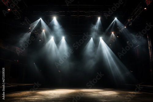 spotlight on stage with spotlight © lichaoshu