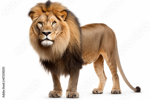 Lion, Lion Isolated On White, Lion In White Background