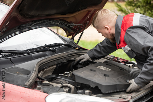 Car repair, car mechanic, auto mechanic
