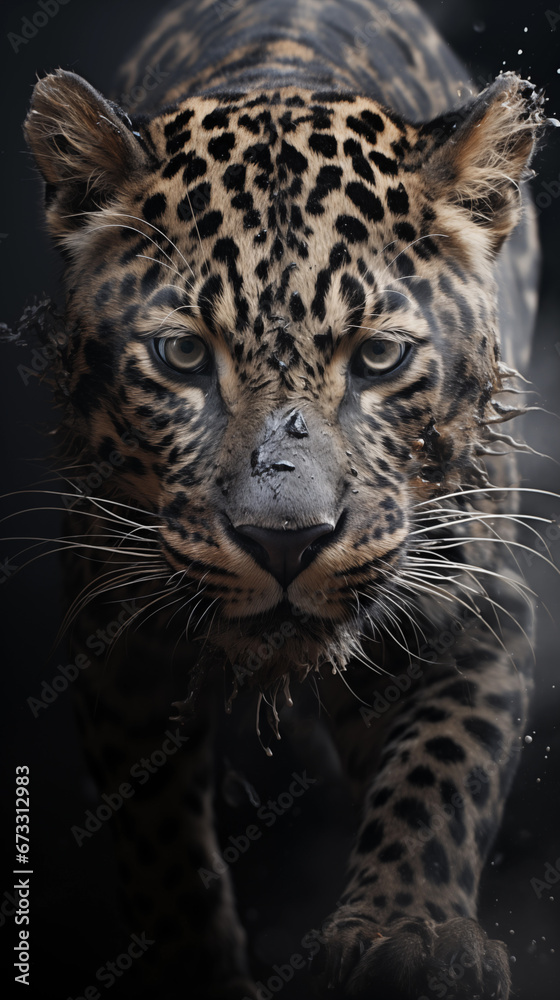 Obraz premium close up of a leopard