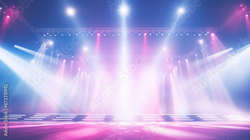 disco background, stage and lights © ReisMedia