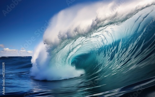 Blue Ocean Wave, Epic Surf © Kowit