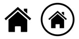 home house icon vector graphic design