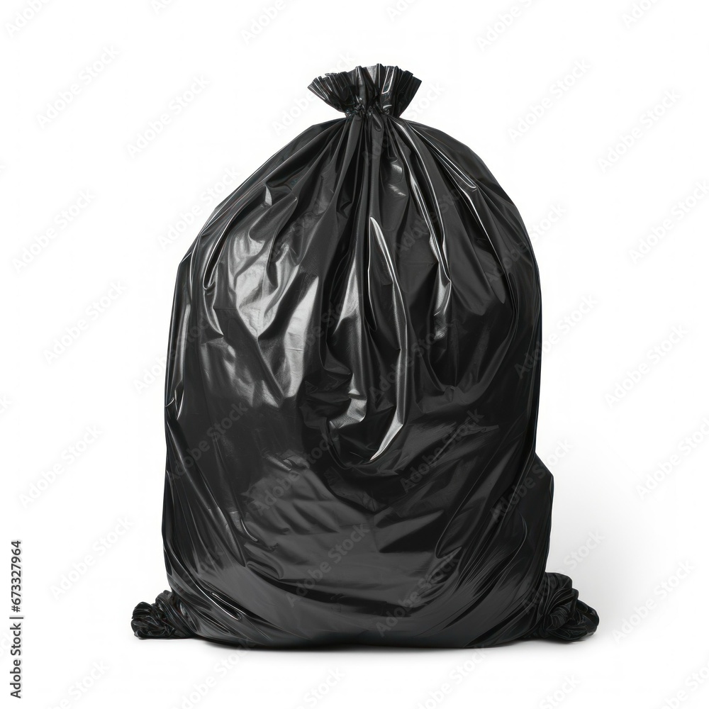 Black garbage bag Black garbage bag
