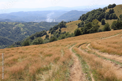 path in the mountains