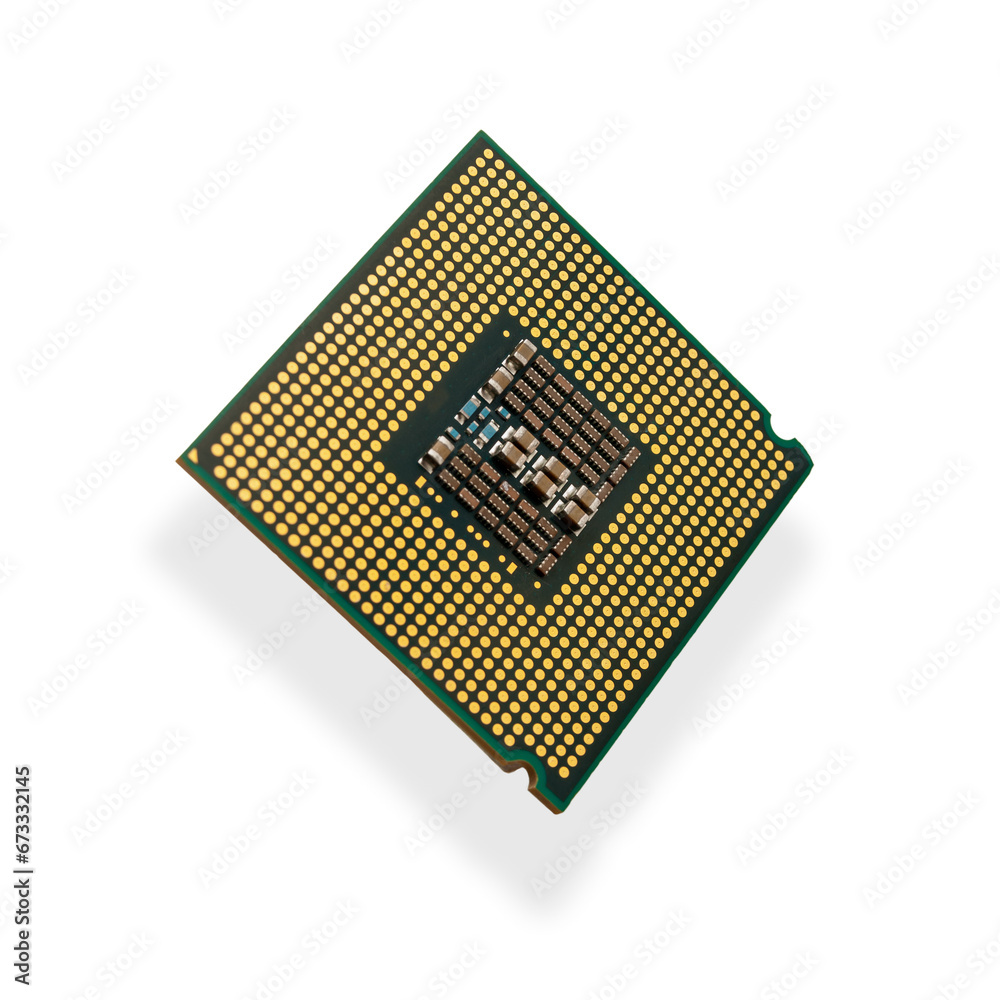 Central processing unit CPU computer server motherboard socket computer components isolated on white background Central processing unit CPU computer server motherboard socket computer components isolated on white background