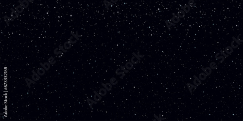 Starry space background in the night, space universe, starry night sky - stock vector