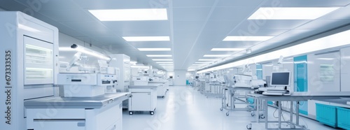 High-Tech Lab: Industrial Interior Lighting photo