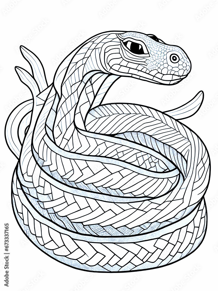 Snake coloring pages Snake coloring pages