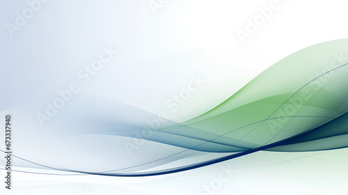 abstract green and white wave background