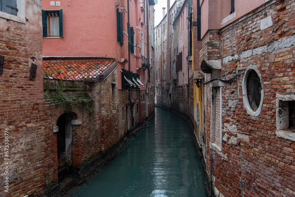 Amazing view on the beautiful Venice, Italy.