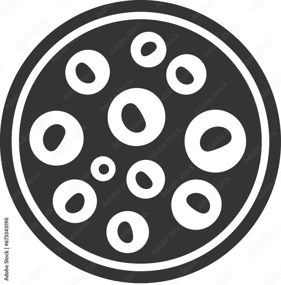Mushroom Pizza Icon Mushroom Pizza Icon