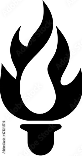 Olympic Flame Icon