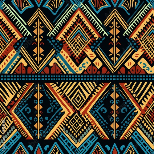 Block Print and Ethnic Artistry Pattern