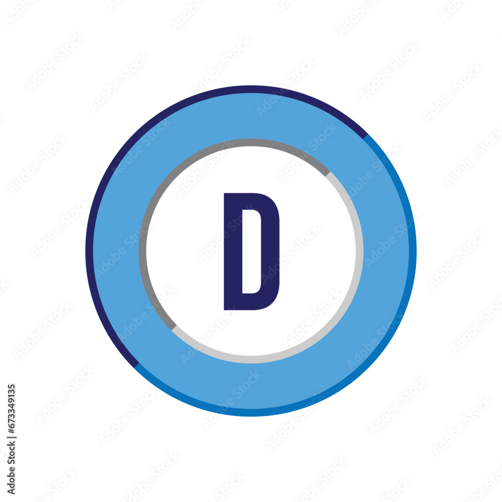 Initial Letter D Logo Template Vector Design Initial Letter D Logo Template Vector Design