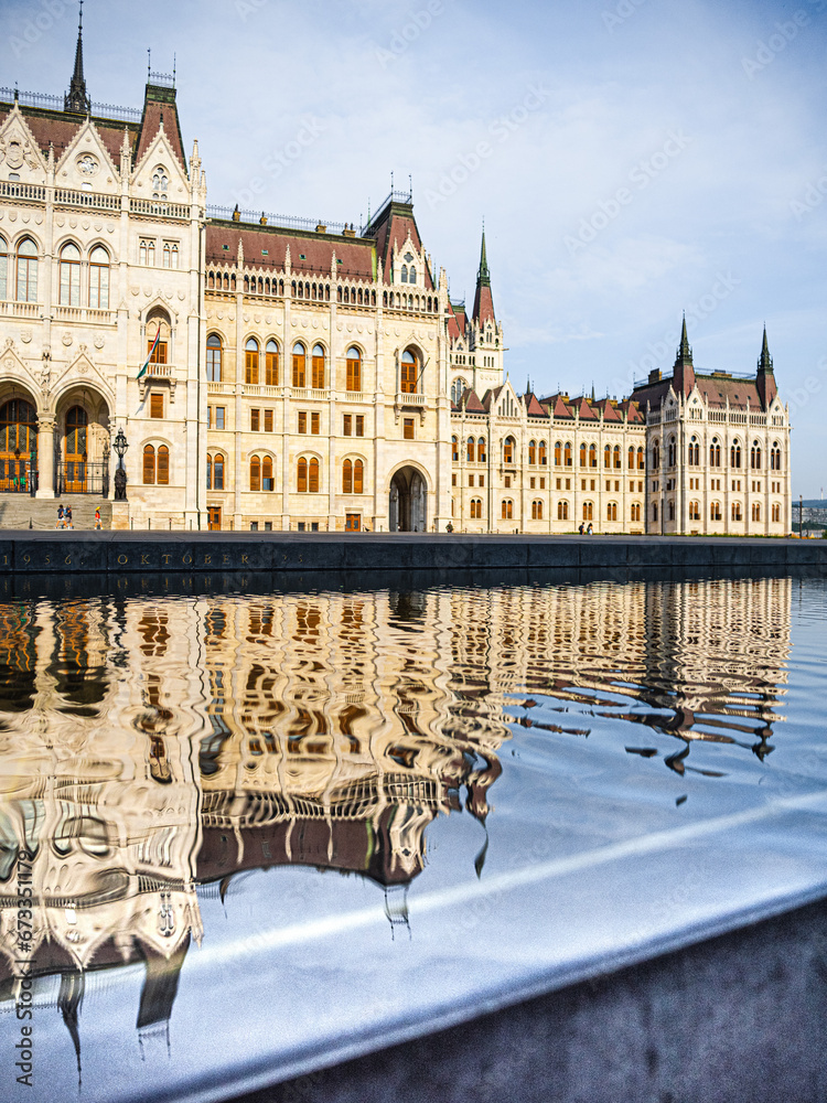 Reflections of the Hungarian Parliament