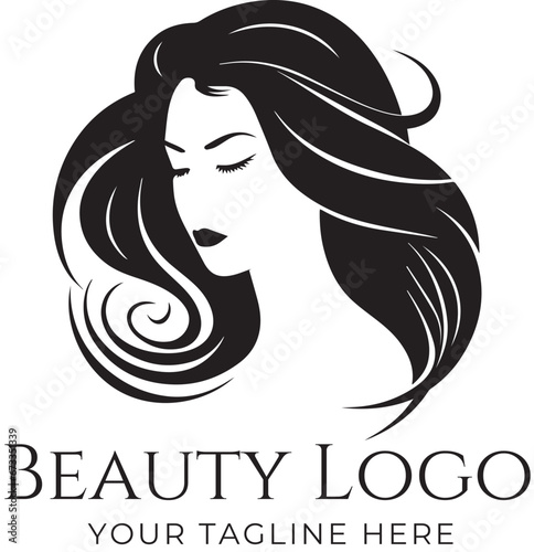 Beauty salon logo design. Beauty salon vector logo design template.