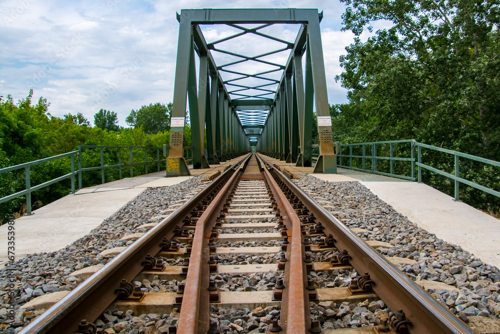 Railway bridge over the Tisza river Railway bridge over the Tisza river