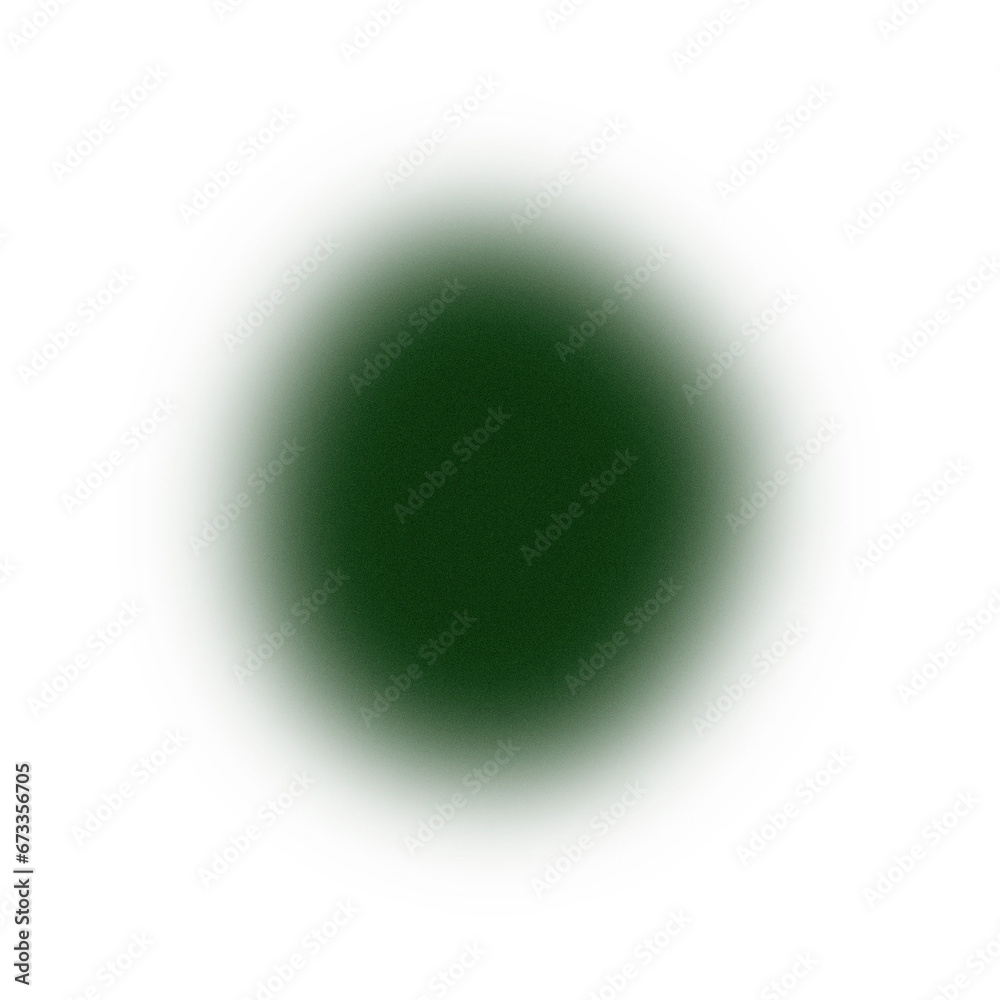 forme ronde verte floue