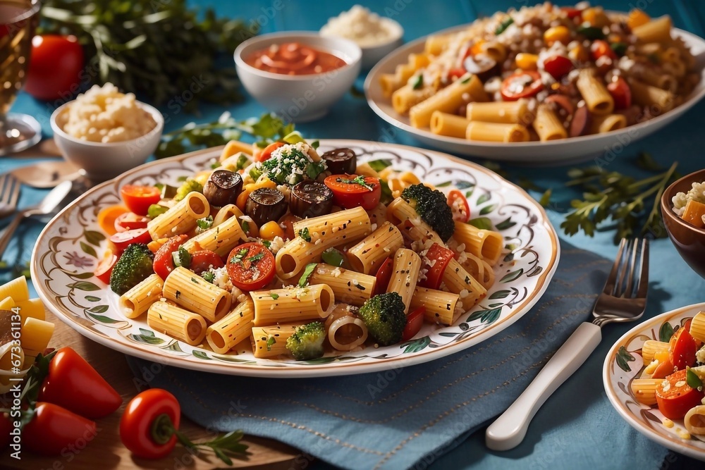 pasta dish, meal, restaurant, fresh
