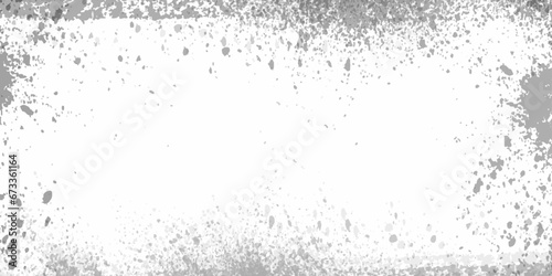 Gray and ash grunge background. The monochrome texture. Vector scratched grunge frame. Grunge Border Frames. Dust Overlay. Distressed Grainy Grungy Framing Effect