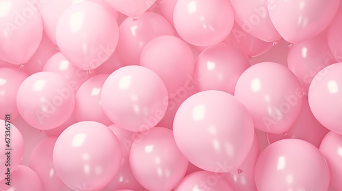 Balloons Birthday Background