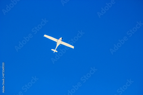 Aircraft performing aerobatics at airshow