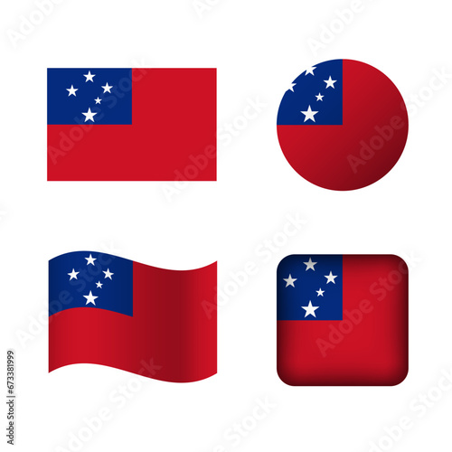 Vector Samoa National Flag Icons Set Free Download Vector Samoa National Flag Icons Set - GFXLoad