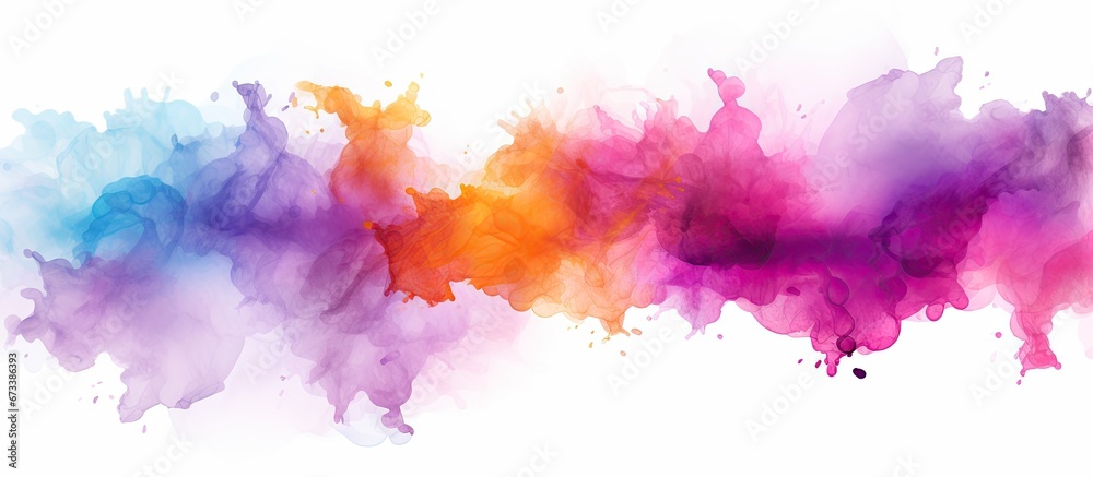 A background made up of watercolor patterns without specific objects or images
