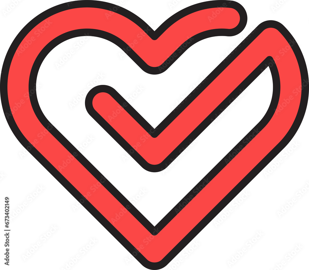 Heart with Check Mark Icon
Heart with Check Mark Icon