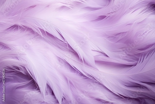 Closeup of purple feathers. Detail texture blackground