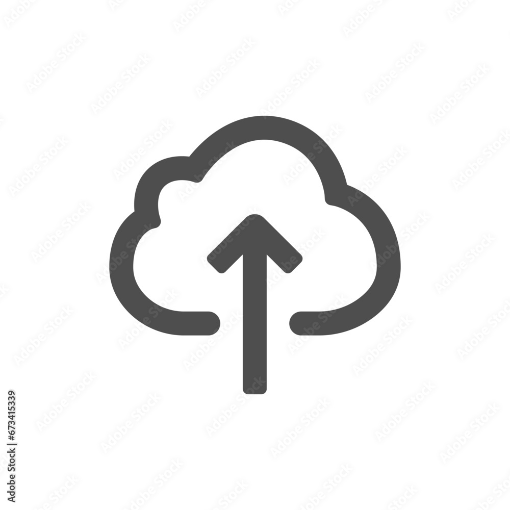 upload icon design vector template