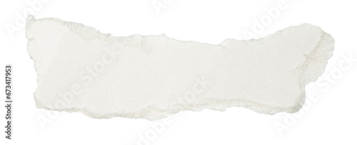 white paper on a white isolated background photo