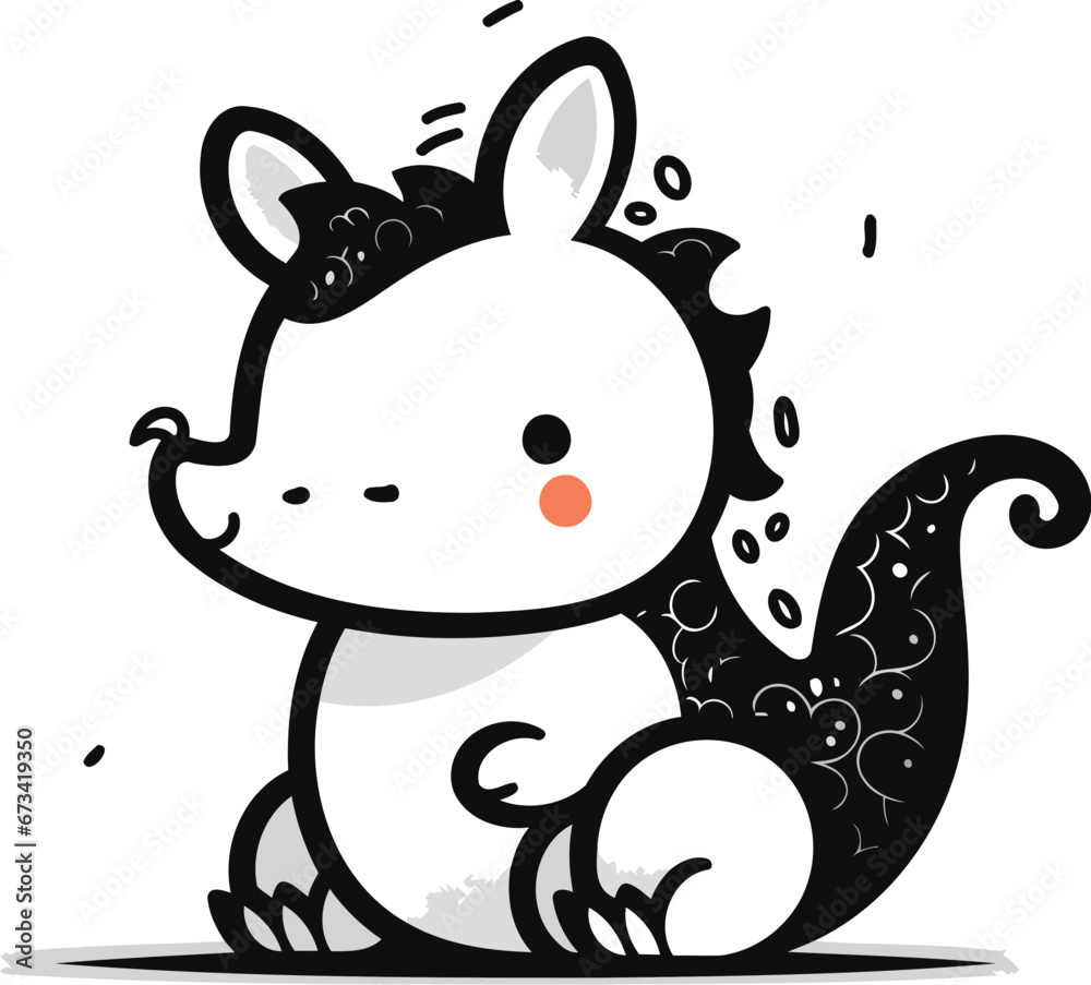 Cute cartoon hedgehog. Vector illustration isolated on white background. Cute cartoon hedgehog. Vector illustration isolated on white background.