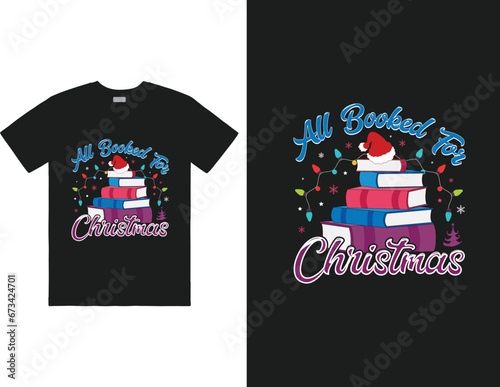 All Booked For Christmas design