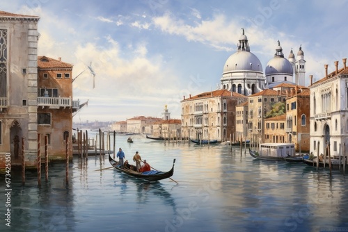 Captivating Venice: A Beautiful Cityscape Painting © Francesco