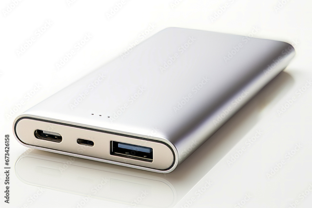 Silver laptop computer sitting on top of white table. Silver laptop computer sitting on top of white table.