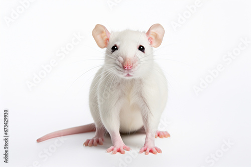 Rat On White Background, Rat  © Lahiru Gayashan