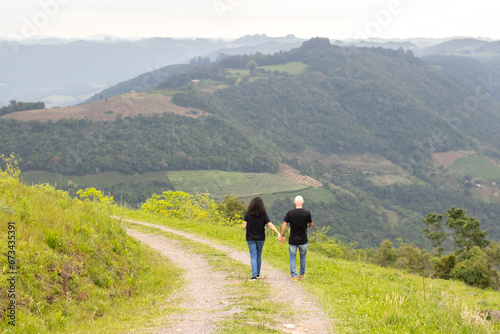 Couple in a field 