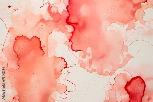 Abstract watercolor wallpaper, red watercolor wallpaper, red watercolor background, red ink blot background